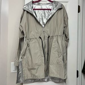 Calvin Klein rain coat wind coat double sided LARGE